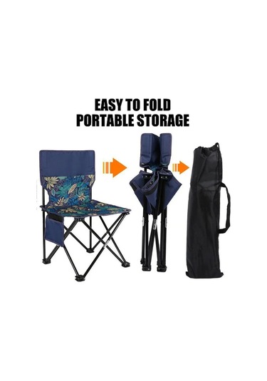 Metal Katlanır Sandalye Açık Taşınabilir Ultralight Alüminyum Siyah