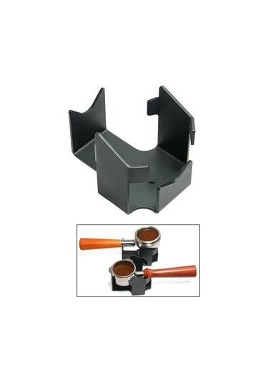 Homyl Kahve Sabotaj Tutucu Filtre Standı, Portafiltre Rafı, 51 Siyah