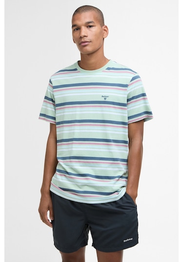 Barbour Houstead Stripe Tailored Fit T-shirt Gn12 Pale Apple Gn12 Pale Apple