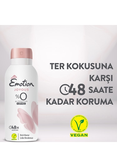 Emotion Joyous Kadın Deodorant 4x90 Ml Seyahat Boy