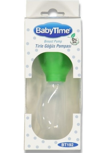 Baby Time BT192 Tirle Göğüs Pompası Yeşil