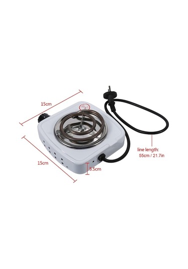 Dr Kahve Isıtıcı, Brülör Elektrikli Soba Sıcak Plaka Ev Mutfak Altın - Gümüş