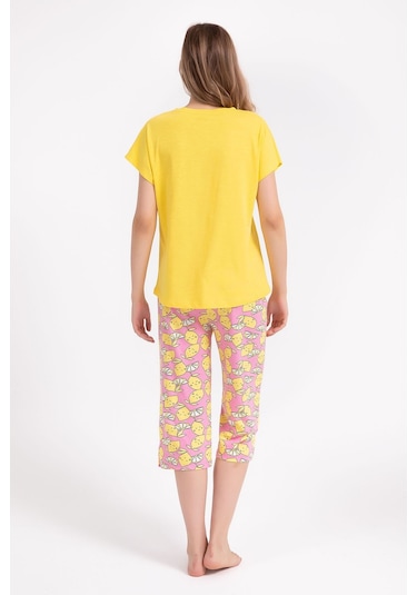 Arnetta Cute Lemon Sarı Kadın Kapri Takım 5274-28892 Sarı