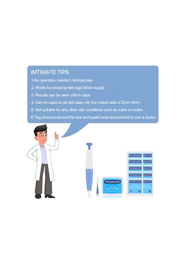 Teltree Cilt Et Beni Çıkarma Kalemi - 4-6mm Et Beni, Siğil Ve Nasır Temizleme Aleti Çok Renkli