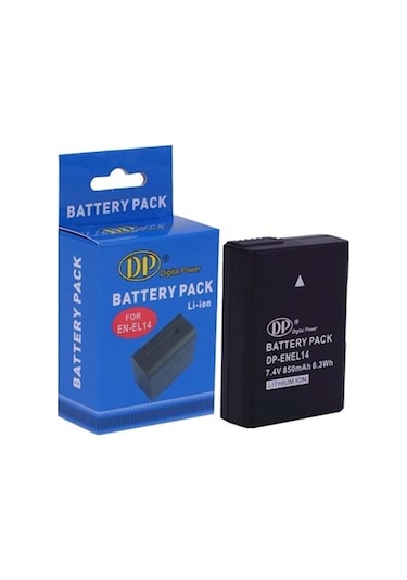 Fototek D3300 için En-El14 Batarya En El 14 Battery Pil