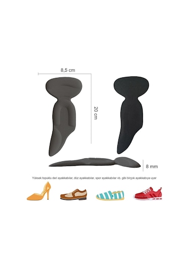 Active Team SP08 - Yapışkanlı Topuk Koruma | Topuk Vurma Önleyici Ped