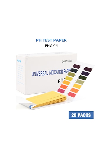 Tenfowee 1-14 Ph Test Kağıdı - 1600 Şerit, İdrar Ve Cilt Bakım Ürünleri Asitlik Ölçümü İçin Pratik Çözüm