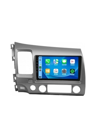 Honda Civic Fd6 2006-2012 9'' 4gb Ram 64gb Hafıza 8 Çekirdek Carplay Kamera Android Multimedya