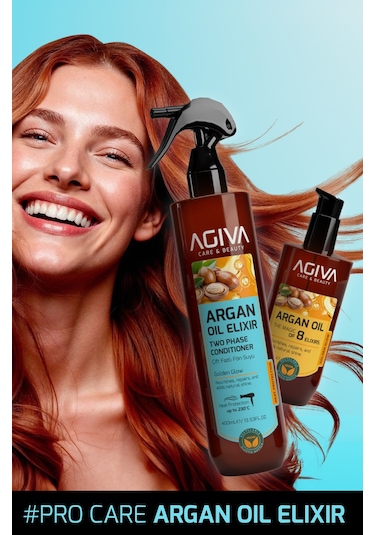 Argan Yağlı Çift Fazlı Fön Suyu-400ml