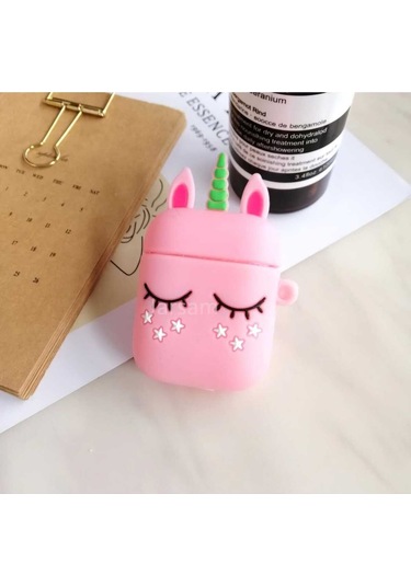 Iphone 1/2. Nesil Uyumlu Koruyucu Bluetooth Kulaklık Kılıfı Figürlü Uykucu Airpods 1/2. Nesil