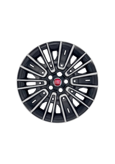 Fiat Egea Urban 15'' İnç Jant Kapağı 4 Adet Siyah Gri C119