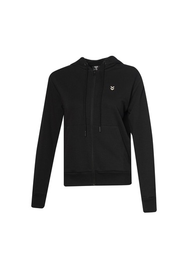 Hummel Pulse Female Fermuarlı Hoodıe 922422-2001 Siyah