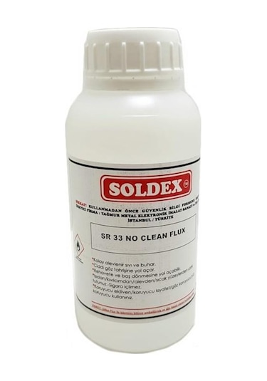 Soldex Sr33 No Clean Şeffaf Sıvı Flux 250Ml