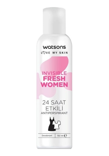 Watsons Invisible Fresh Kadın Deodorant 150 ML