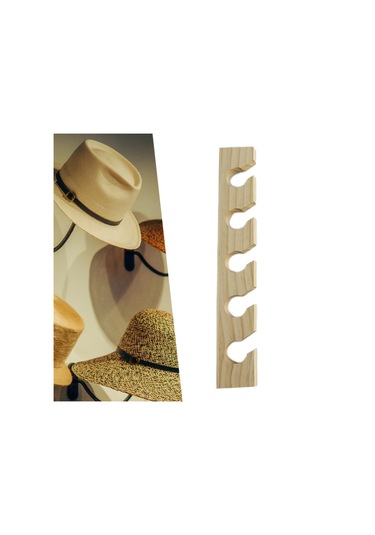 Suntek Beyzbol Şapka Rafı Depolama Giriş Sundurma Bej