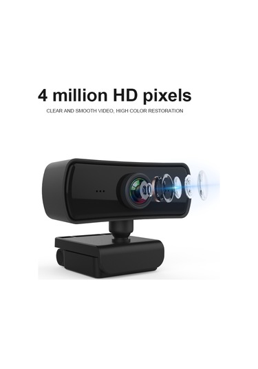 Sones C3 400w Piksel 2k Çözünürlük Otomatik Odaklama Hd 1080p Web Kamerası 360 Derece Dönüş Canlı Yayın Video Konferans Çalışması İçin Mikrofonlu Usb Sürücüsüz Web Kamerası