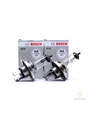 Bosch  H4 Far Ampülü 12V 60 55W Tırnaklı Tip 1987302803 - 2 Adet