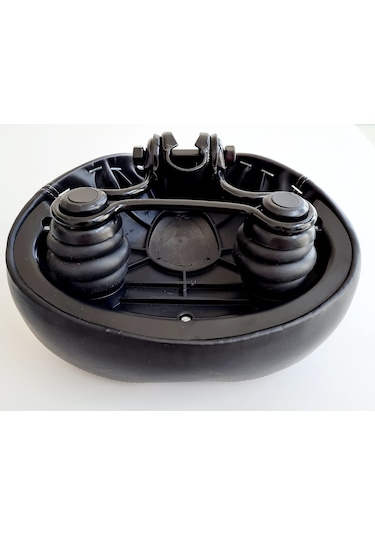 Rectus Soft Geniş Yaylı Yumuşak ve Rahat Koltuk Bisiklet Selesi Siyah - Beyaz - Gri