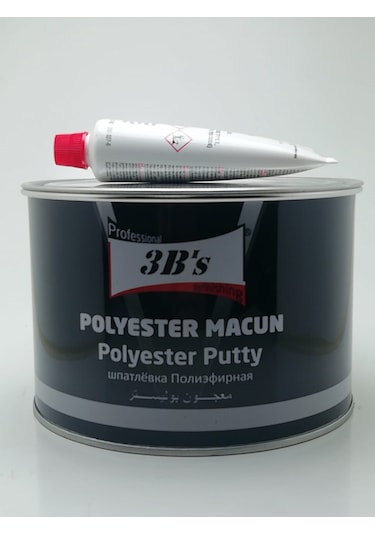 3BS POLYESTER ÇELİK MACUN SARI 2,700Gr