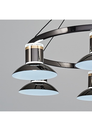 Özcan Aydınlatma 3127-9a Foola 9'lu Sarkıt Kumandalı Platin