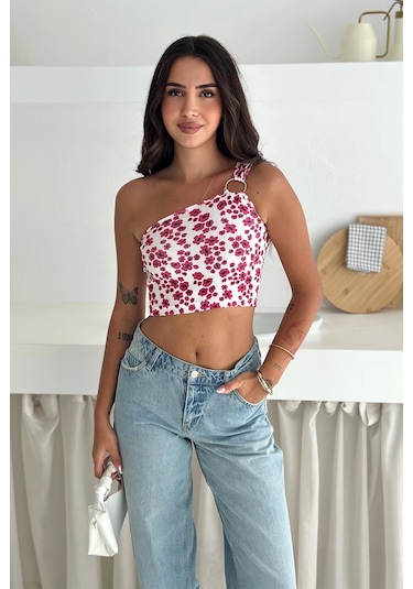 Asprin Fashion Tek Omuz Atlet Fuşya FUŞYA
