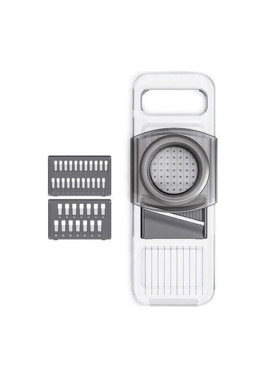 Primepickings Çok Fonksiyonlu Slicker Mutfak Aleti Patates Dilim Rendesi, Gri Üç Bıçaklı, Ev Yemekleri İçin Kullanılır Diğer