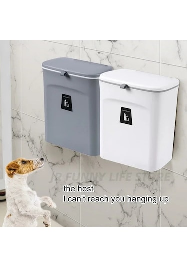 Maoyaya 7/9l Duvara Monte Çöp Tenekesi Ev Arpa Çöp Kutusu Asılı Banyo Çok Renkli Çok Renkli