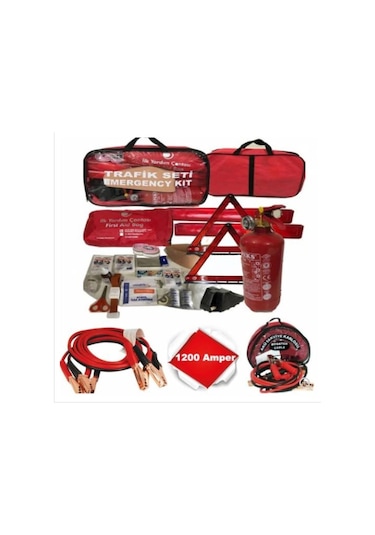 Lüx Trafik Seti Çantalı 1200 Amper Takviye Kablolusu Içinde N11.569