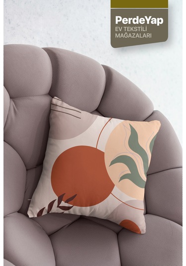 Yaz Esintisi Ve Çiçekleri Desenli 4lü Kırlent Kılıfı