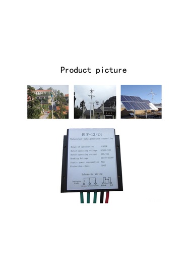 Reedark 400w 12v/24v Otomatik Frenli Su Geçirmez Rüzgar Türbini Regülatörü