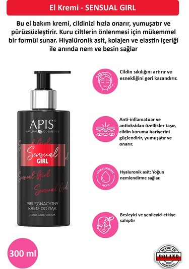 Apis Natural Sensual Girl El Kremi 300 ML