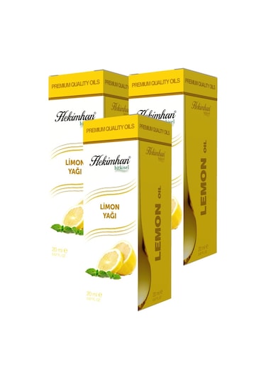 Hekimhan Bitkisel Limon Yağı 3 x 20 ML