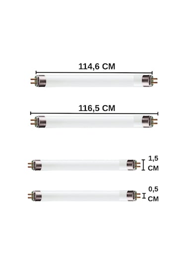 1 Adet General 54w 840 Günışığı 4000k G5 Duylu T5 Floresan