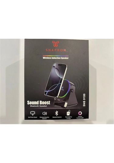 Snapron Sns-9100 Siyah İnduction Özellikli Rgb Bluetooth Speaker Phone Stand-ambient Light