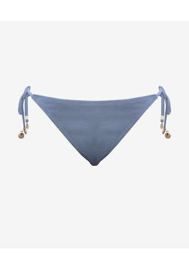 Yargıcı Boncuk Detaylı Bikini Altı 25ykbw1018b 021 Mavi