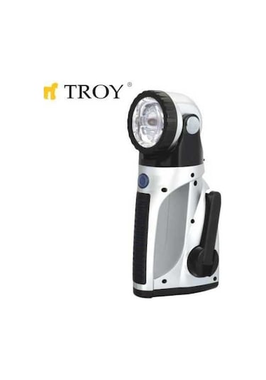 Troy 28050 Şarjlı Dinamolu El Feneri N11.12734