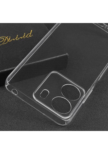 Prolysus Xiaomi Redmi 13c Kılıf Kamera Korumalı Şeffaf Yumuşak Silikon Kılıf