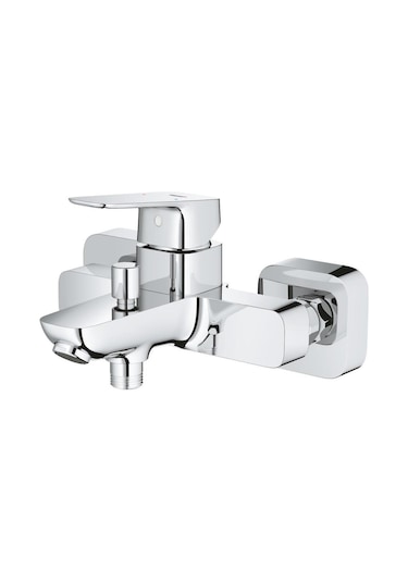 Grohe Cubeo 1018130000 Tek Kumandalı Banyo Bataryası Gri