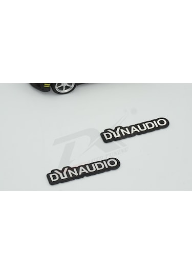 Dynaudio Logo Hoparlör Krom Metal 3M Logo Amblem 2 Li Set N11.4293