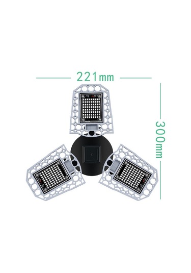 Sones Led Bitki Lambası Tam Spektroskopi Kırmızı Ve Mavi Dolgu Işığı Bitki Büyüme Lambası, Güç: E26 240 Boncuk