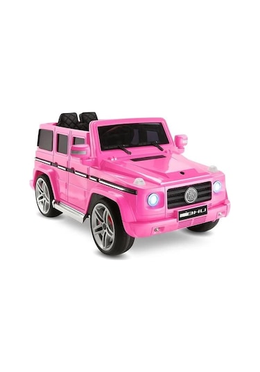 Babyhope 439 Jeep 12v Kumandalı Akülü Araba Pembe Çok Renkli