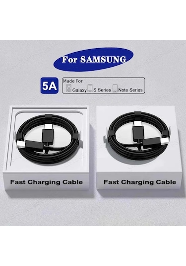 Mınıons Charge2 Adet 45w Usb C Şarj Kablosu - Samsung Galaxy Uyumlu S20/s21/s22/s23/note 10/20/a53/a54 Süper Hızlı Şarj & Veri Aktarımgökyüzü Mavi1m