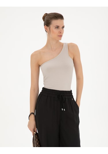 Pierre Cardin Kadın Kum Tişört 50284718-vr085 Kum