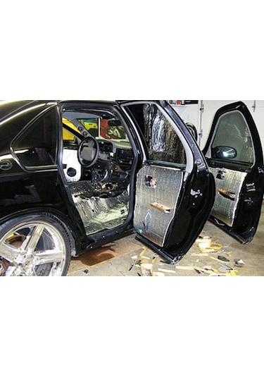 Oto Ses Yalıtım Malzemesi Alüminyum Kaplı 3Mm Kauçuk