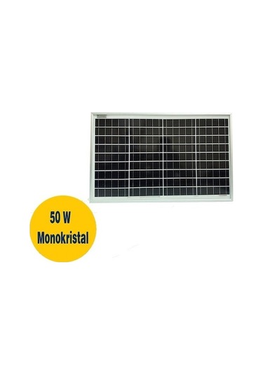 Pazly 50w Monokristal Güneş Paneli 36 Hücre 12v Yüksek Verimli Solar Panel
