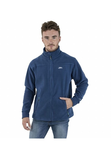 Trespass Trespass Bernal - Fleece At300 Erkek Mavi Polar 4400 Lacivert