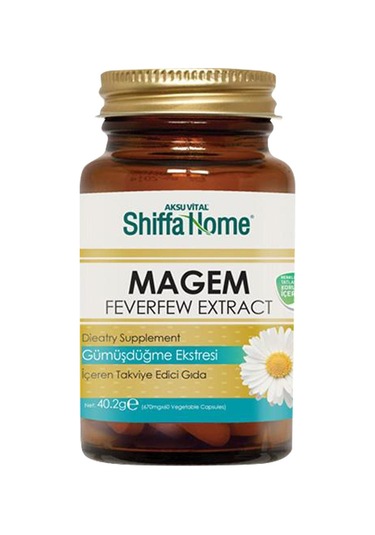 Aksu Vital Shiffa Home Magem (Feverfew) Ekstrakt 670 MG 60 Kapsül