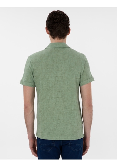 Pierre Cardin Erkek Açık Haki Tişört 50302586-vr183 Açık Haki