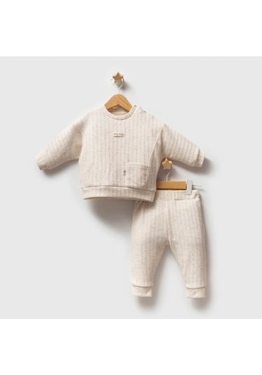 Tongs Baby 2'li Bebek Takım 5613 Ekru