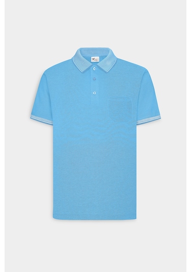 Ac&Co / Altınyıldız Classics 4A4820200047Mavm Düğmeli Polo Yaka Cepsiz Slim Fit Erkek Tişört Mavi Ac&Co / Altınyıldız Classics 4A4820200047Mavm Düğmeli Polo Yaka Cepsiz Slim Fit Erkek Tişört Mavi